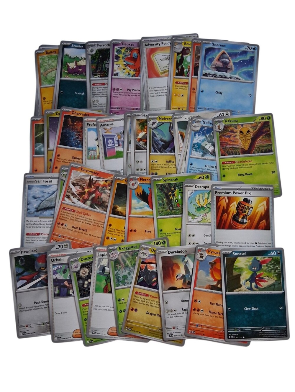Pokemon Cards Bundle Lot Of 50 Cards Lot D